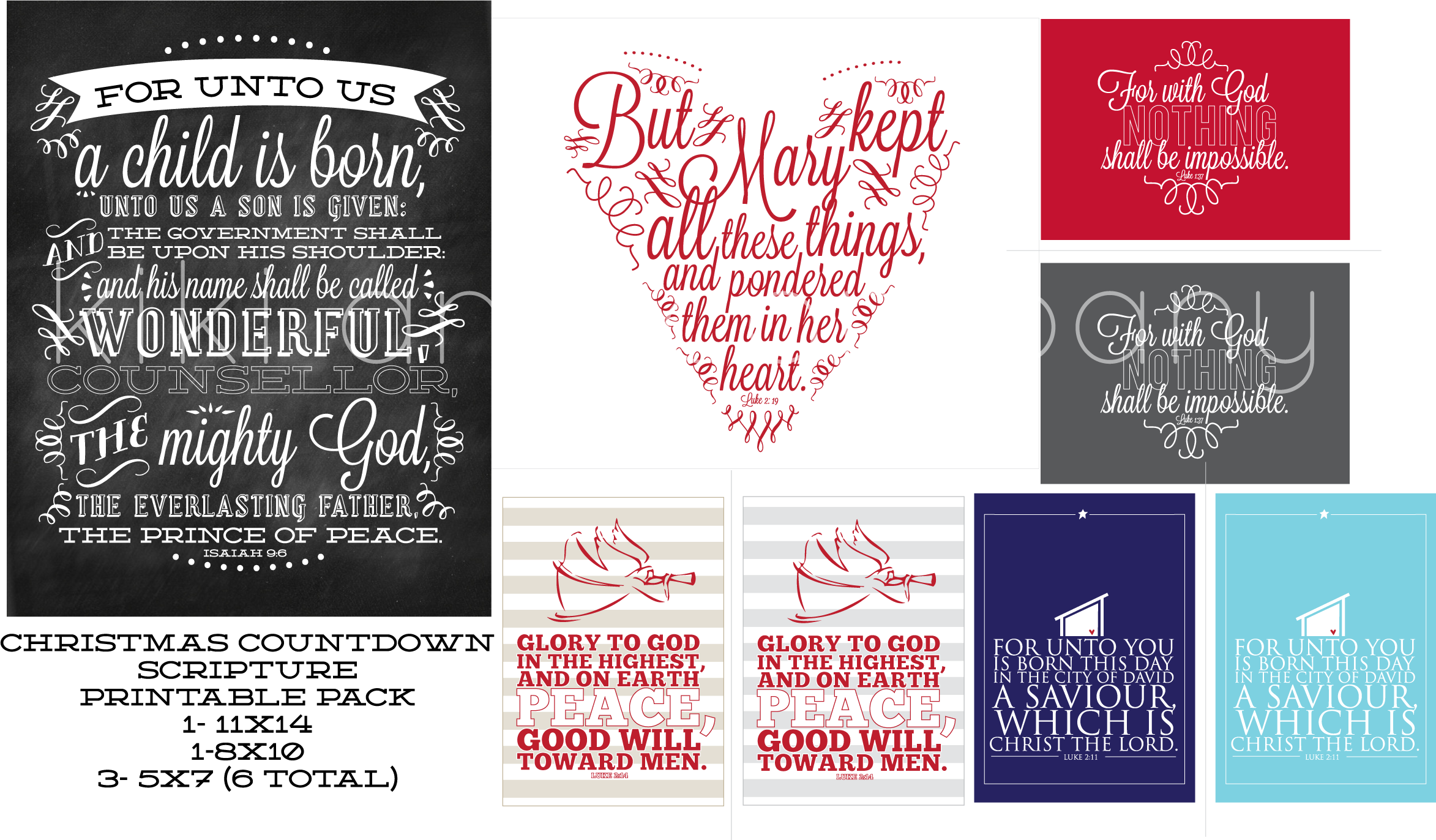 Free Printable Christmas Scripture