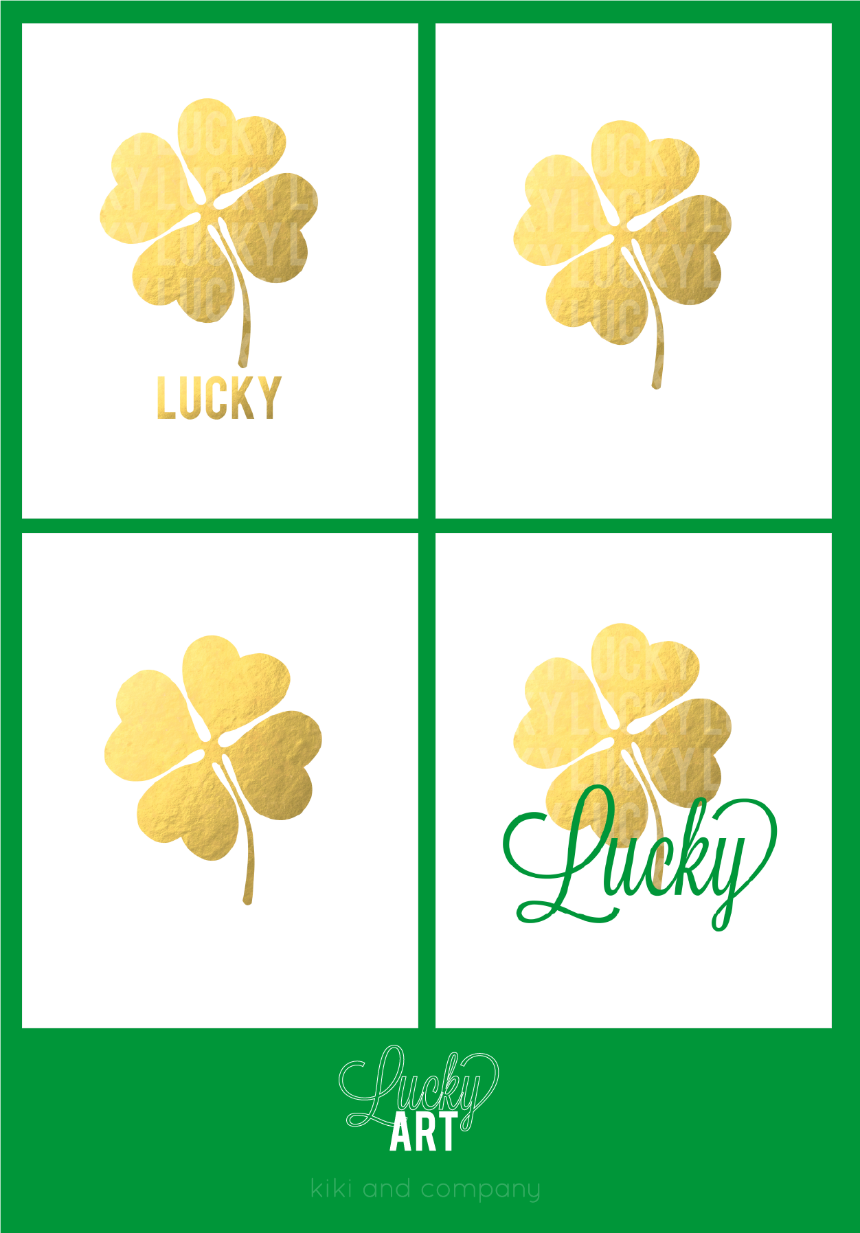 St. Patricks Day Art | missfrugalfancypants.com