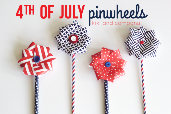 4th of July pinwheels from kiki and company