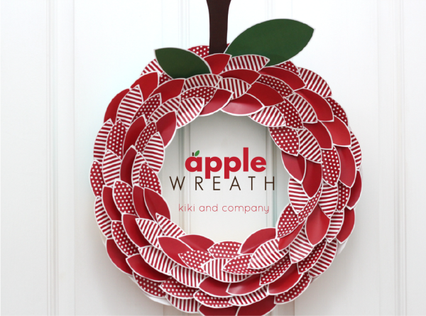 Apple Wreath from kiki and company.