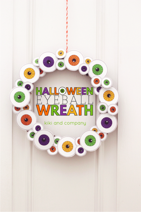 Halloween Eyeball Wreath from kiki and company