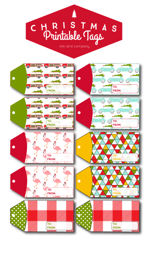 Christmas Printable Tags from Kiki and Company. Love all of these!