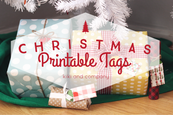Christmas Printable Tags from kiki and company.