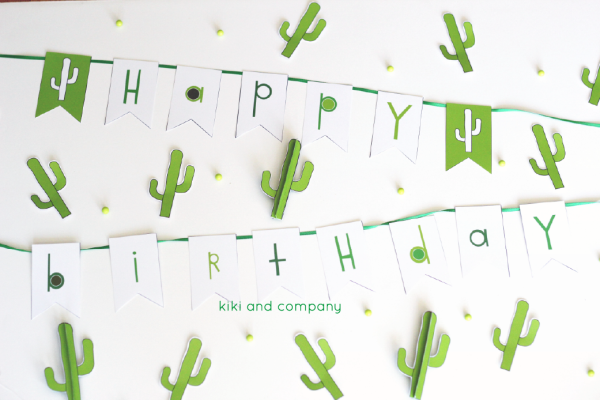 cactus party printables from kiki and company. cute!