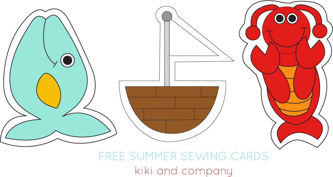 Free Printable Sewing Cards for Kids