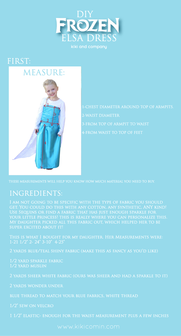 DIY Frozen Elsa Dress {tutorial} The Cape - Kiki & Company
