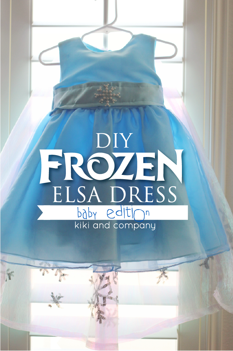 DIY Frozen Elsa Dress {tutorial} The Cape - Kiki & Company