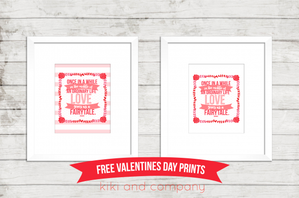 Free Valentines Prints from kiki and company