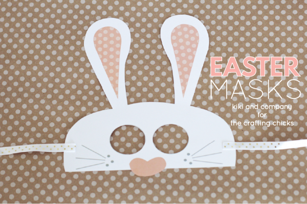 Free Easter Masks at the crafting chicks.
