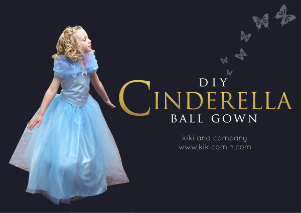 DIY Cinderella Ball Gown Tutorial at kiki and company