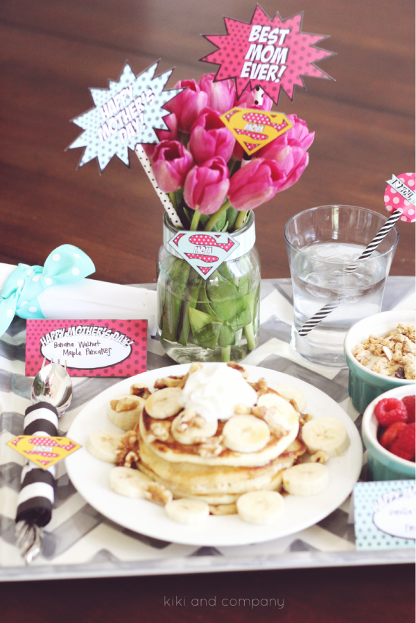 The World's Best Supermom Breakfast Printables. Love these.