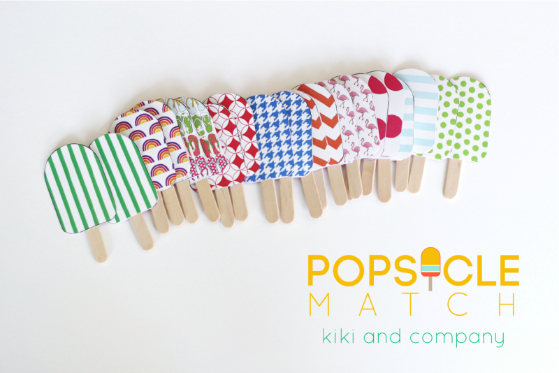 Popsicle Match from kiki and company.