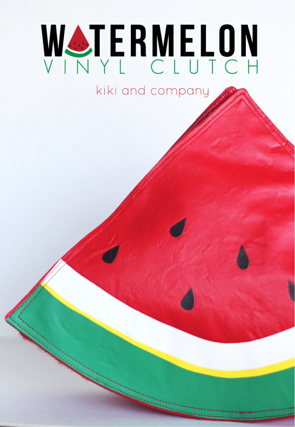 Watermelon Vinyl Clutch from kiki and company