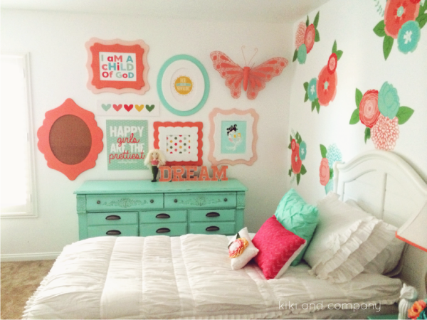 Girl's Room Makeover at Kiki and Company. 4