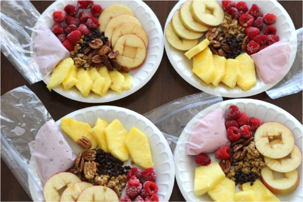 wholesome snacking with yoplait yogurt. love this idea!