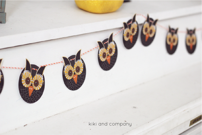 Free Owl Printables from kiki and company