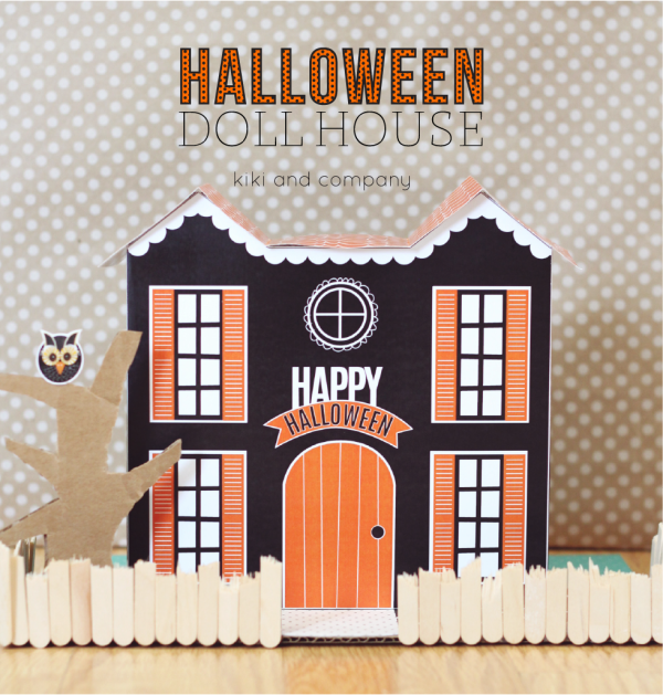 Paper Dollhouse Printable 16 Pages Doll House Family Kids Toy