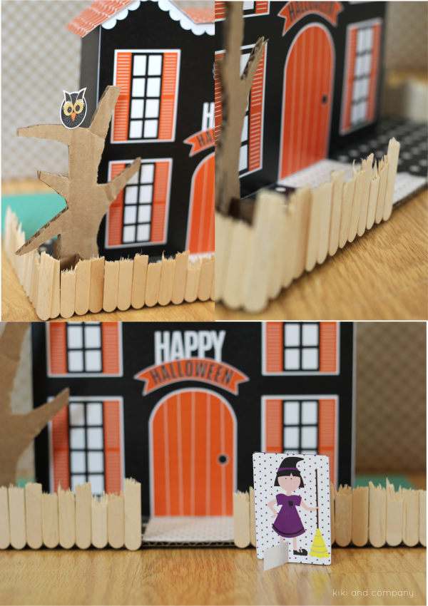 Halloween Doll House from kiki and company. My kids will love this!