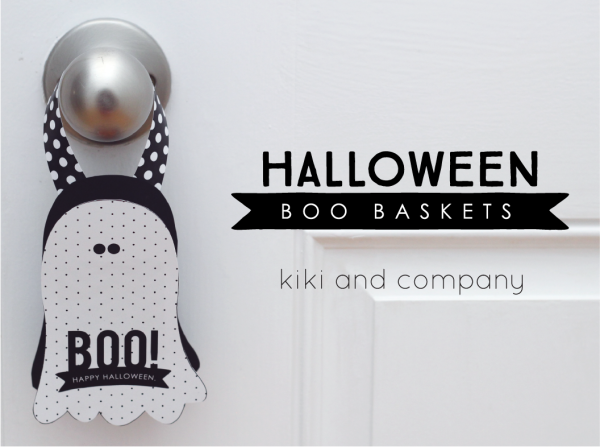Halloween Boo Baskets from kiki and company, LOVE!