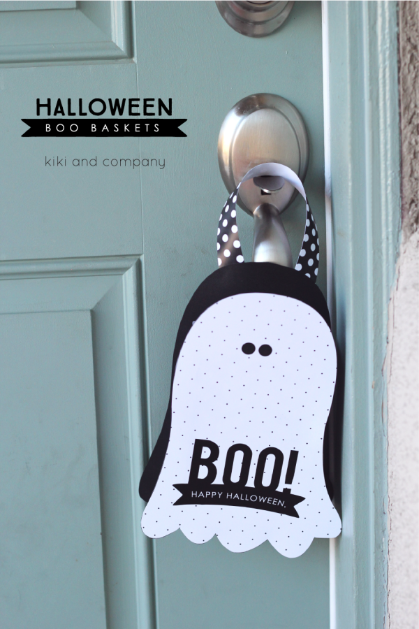 Halloween Boo Baskets from kiki and company. These will be so fun to use!