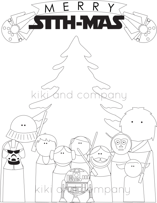 Christmas Coloring sithmas