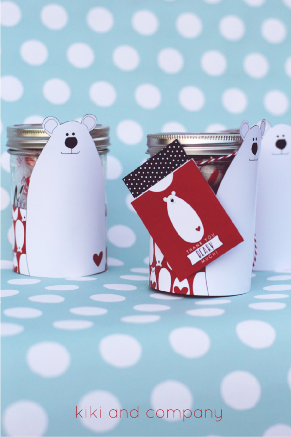 Polar Bear Jar and Tags. Love these!