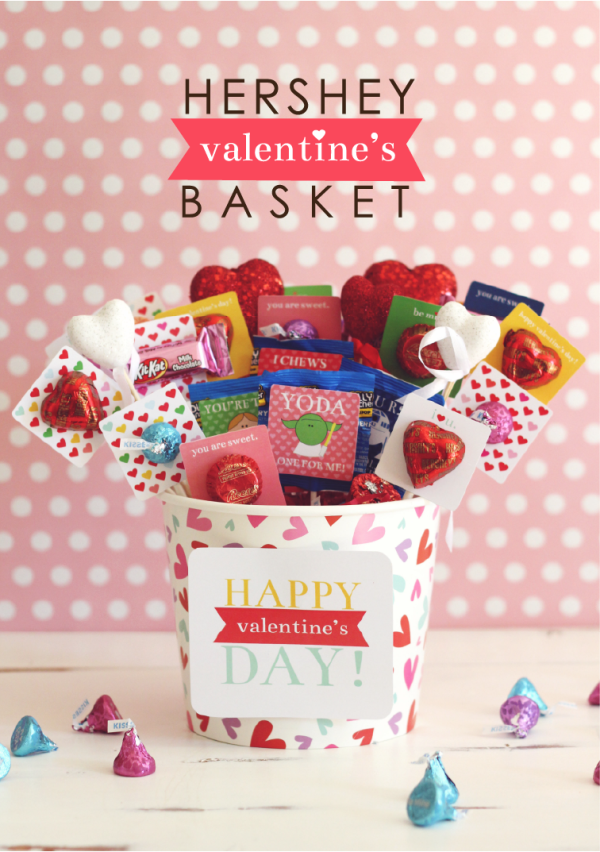 Hershey Valentine's Basket at kiki and company