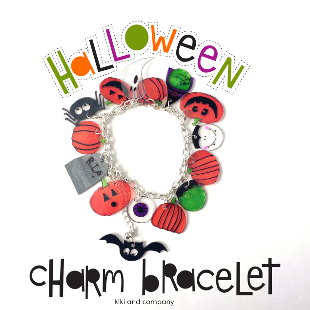 halloween charm bracelet