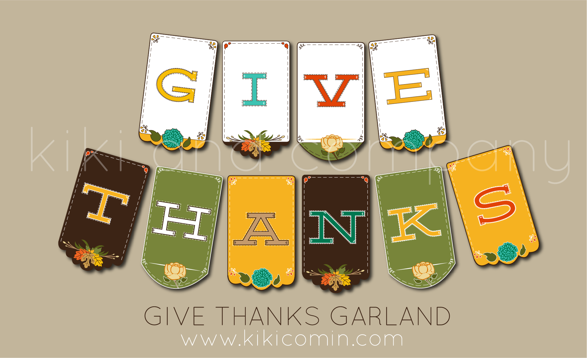 In Everything Give Thanks {Thanksgiving Print} SALE! - Kiki & Company