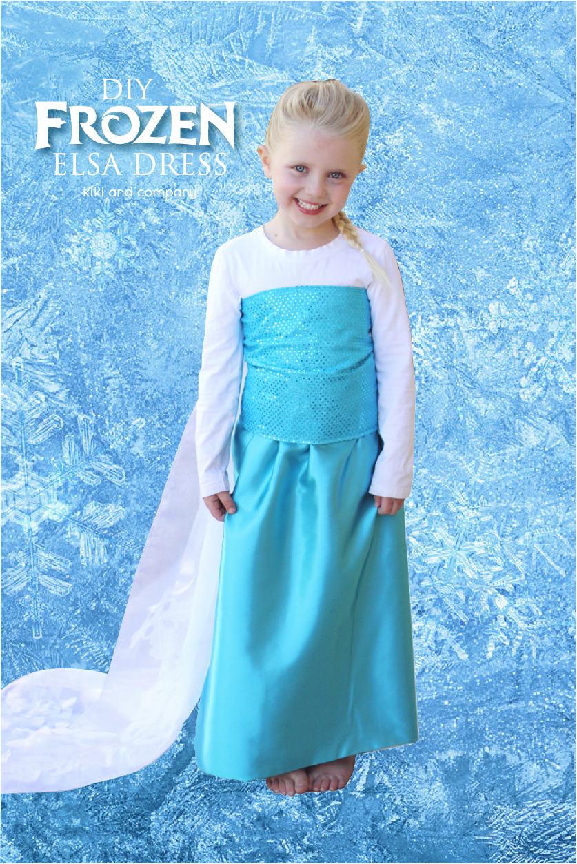 DIY Frozen Elsa Dress {tutorial} Materials List and The Sparkle Top ...