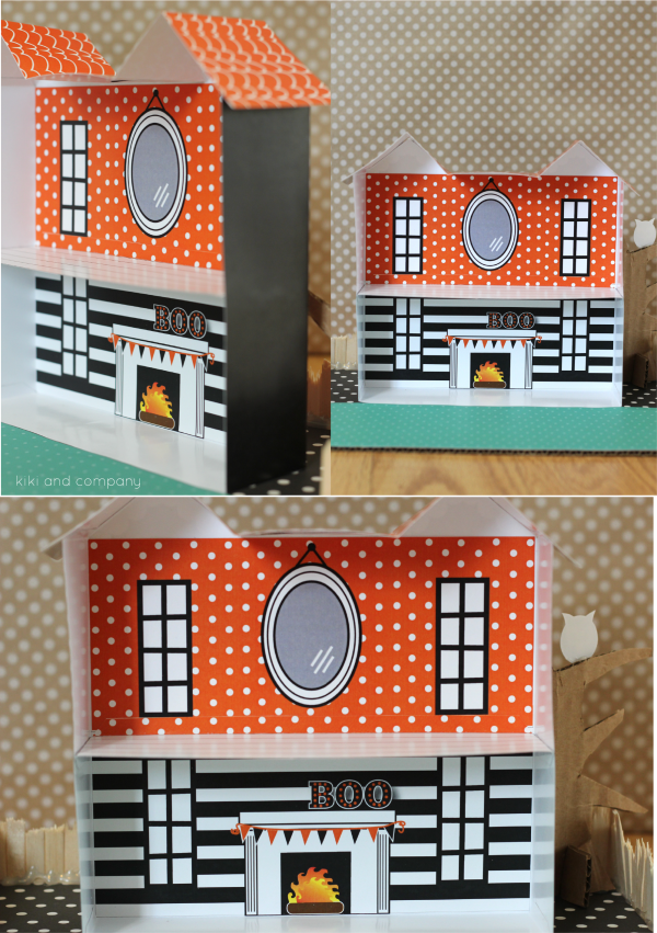 Halloween Doll House from kiki and company. The inside!