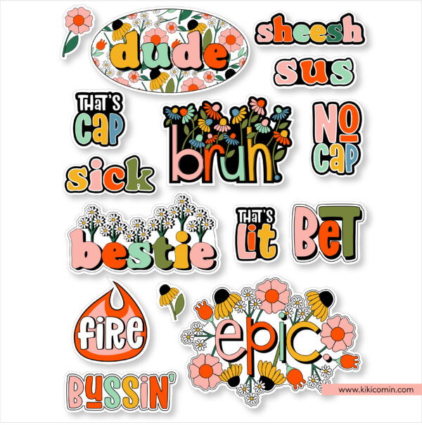Aesthetic Stickers Sheets