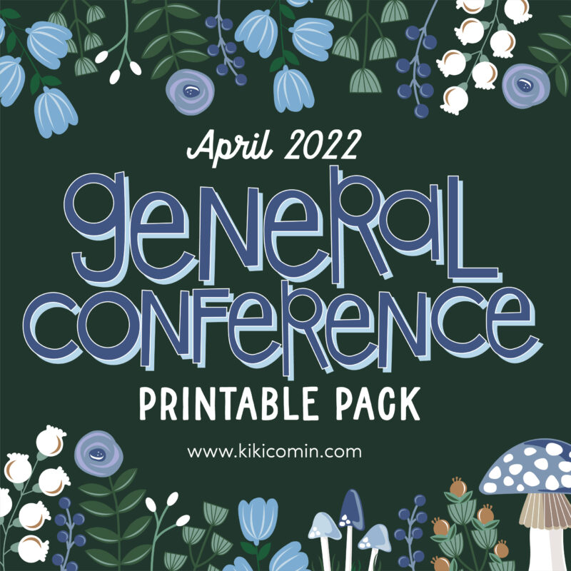 LDS General Conference digital download printable pack