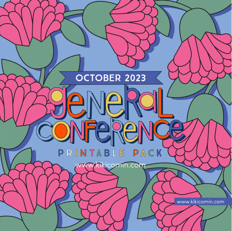 Free General Conference Printables for Kids {free printable} Kiki