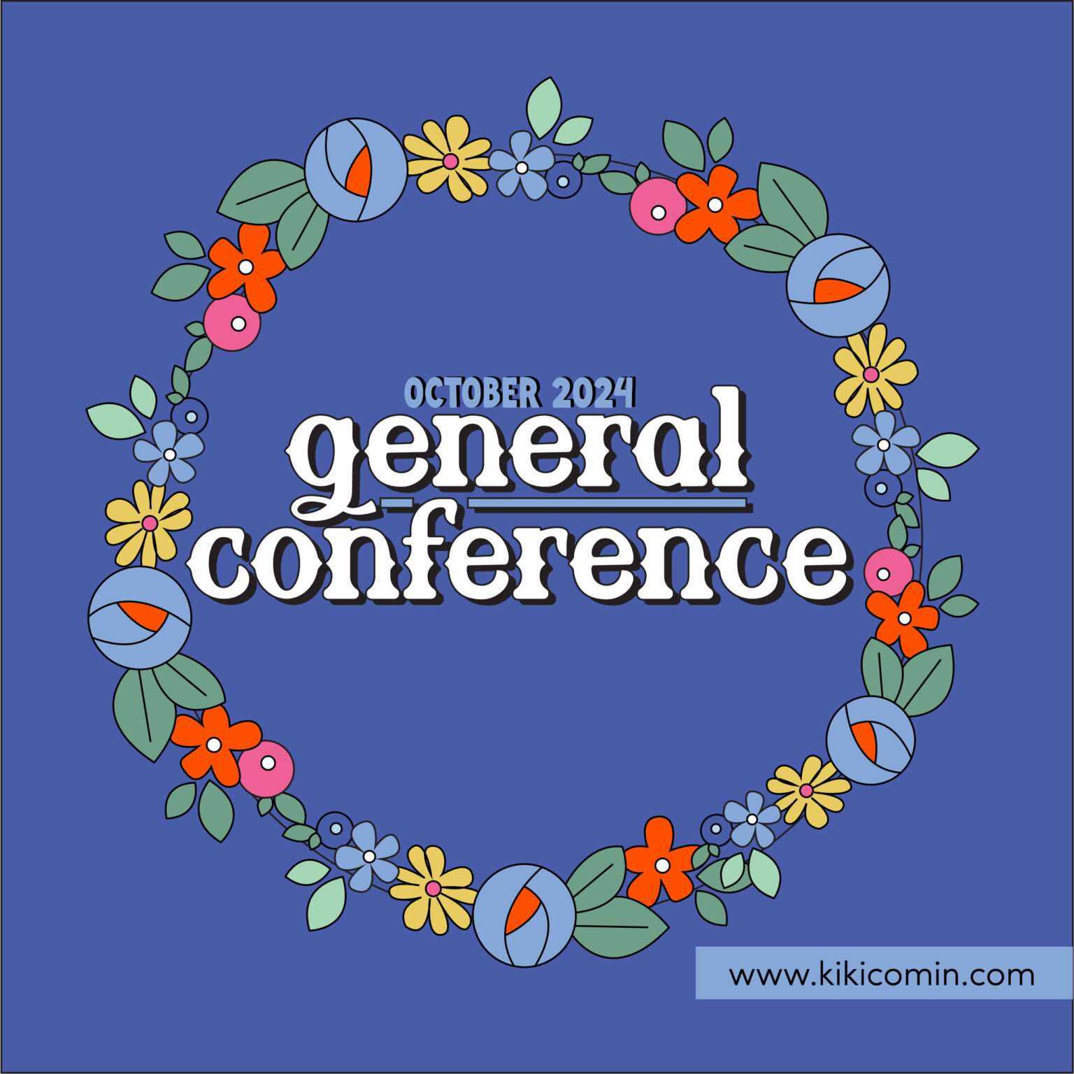 October 2024 General Conference Printable Pack Kiki & Company